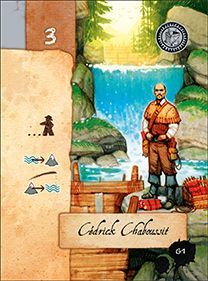 Lewis & Clark: Cédrick Chaboussit board game cover