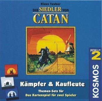 Die Siedler von Catan: Kartenspiel – Kämpfer & Kaufleute board game cover