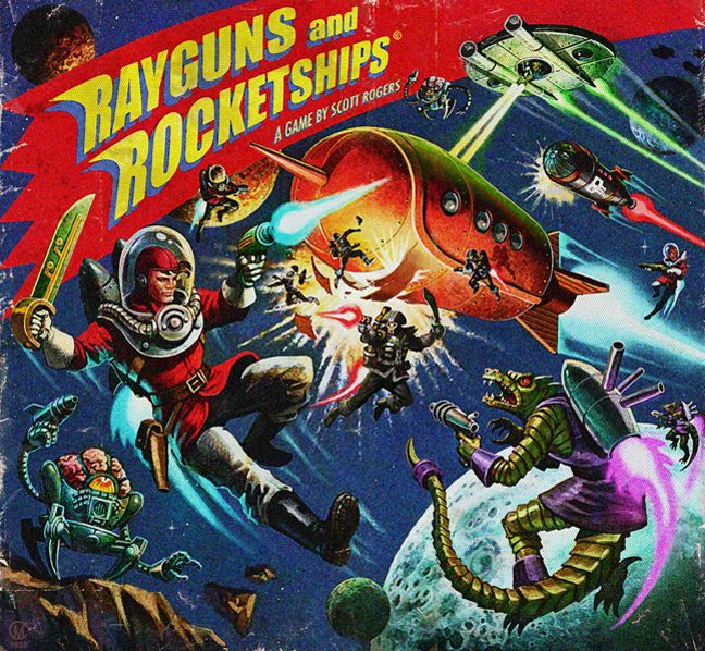 Rayguns and Rocketships board game cover