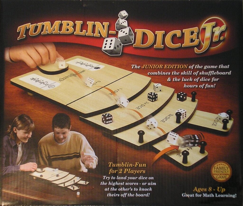 Tumblin-Dice Jr. board game cover