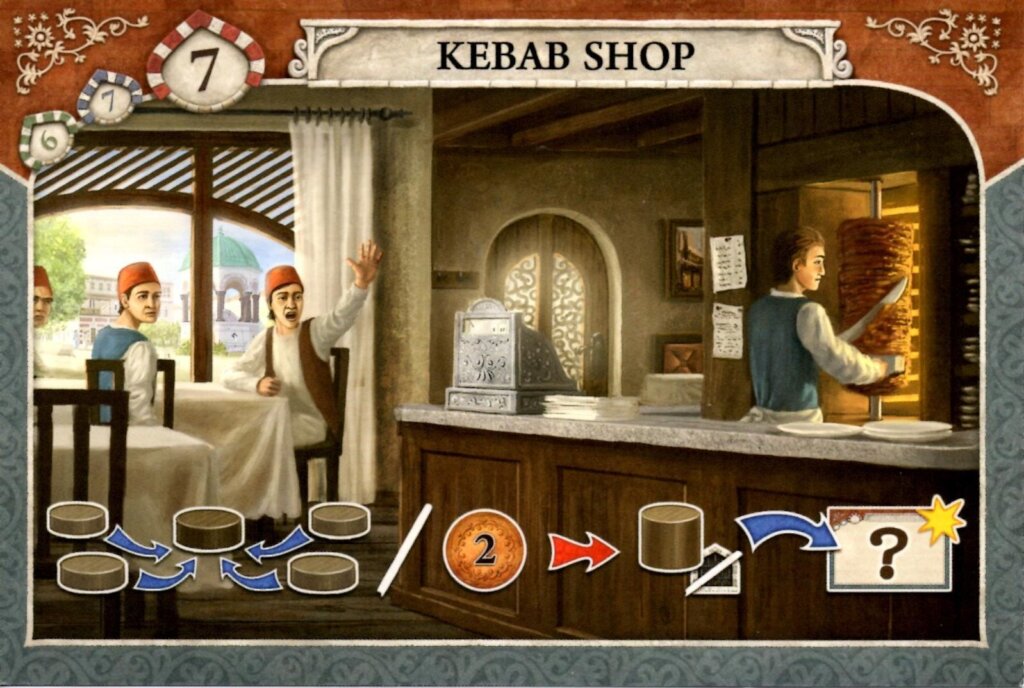 Istanbul: Kebab Shop Mini Expansion board game cover