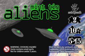 Mint Tin Aliens board game cover