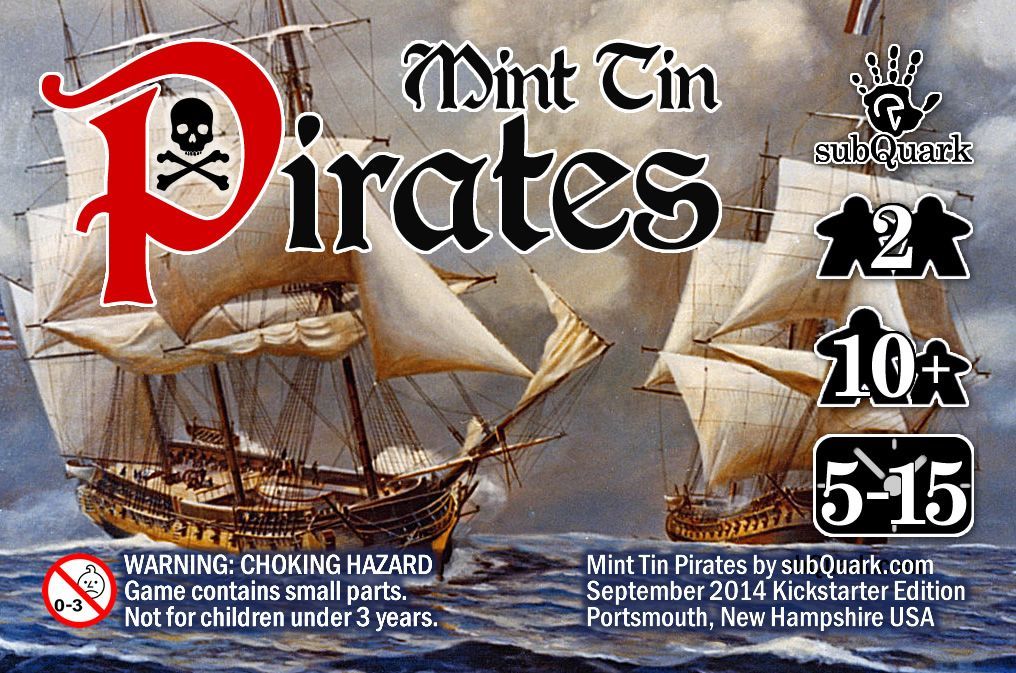 Mint Tin Pirates board game cover