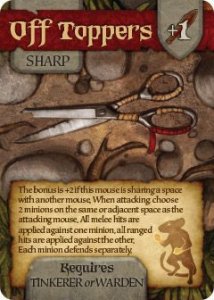 Mice and Mystics: Off Toppers board game cover
