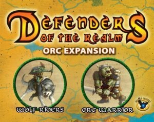 Defenders of the Realm: Minions Expansion – Orcs board game cover
