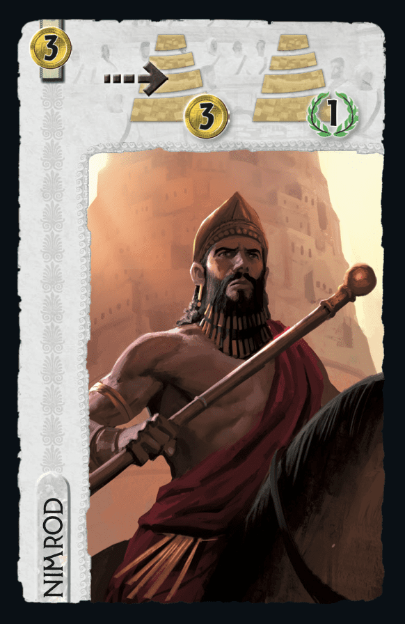 7 Wonders: Leaders – Nimrod board game cover