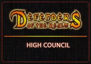 Defenders of the Realm: High Council Cards board game cover