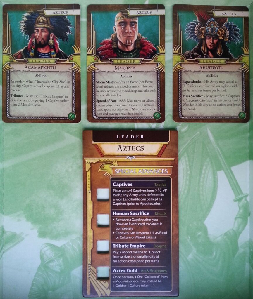 Clash of Cultures: Civilizations – Aztecs board game cover