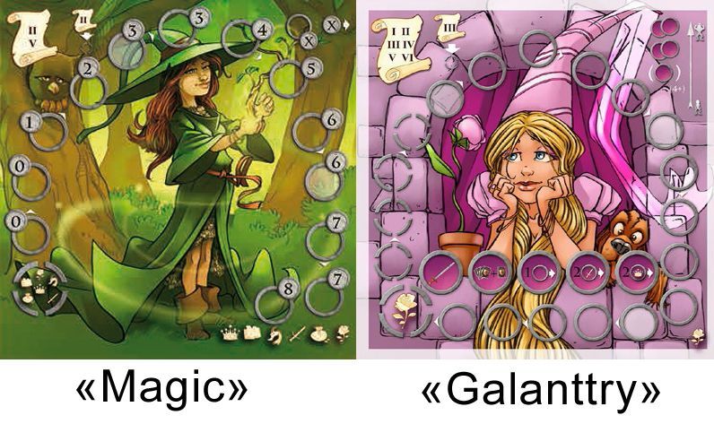 Medieval Academy: Expansion «Gallantry» and «Magic» board game cover