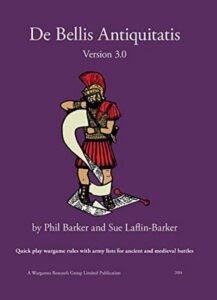 De Bellis Antiquitatis: Quick Play Wargame Rules with Army Lists for Ancient and Medieval Battles board game cover