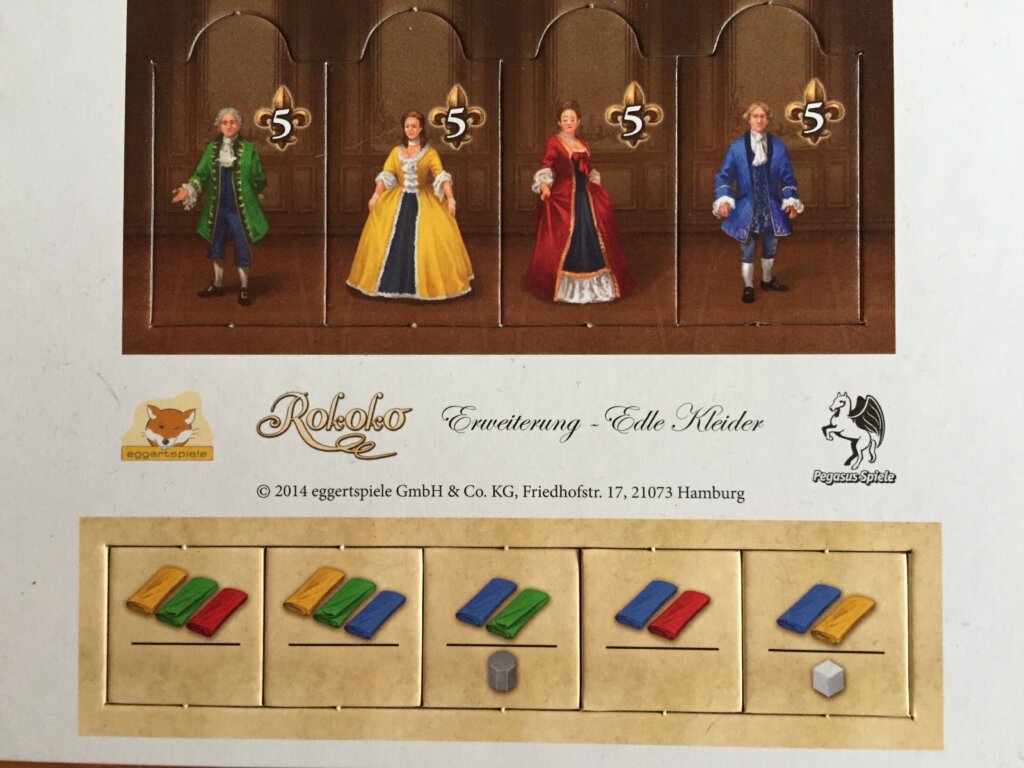 Rokoko: Fancy Dresses Promo board game cover