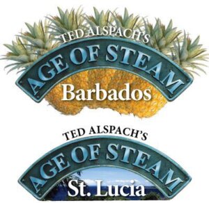 Age of Steam Expansion: Barbados / St. Lucia board game cover