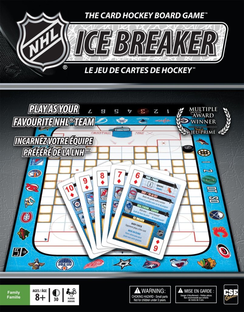 NHL Ice Breaker: The Card Hockey Board Game board game cover