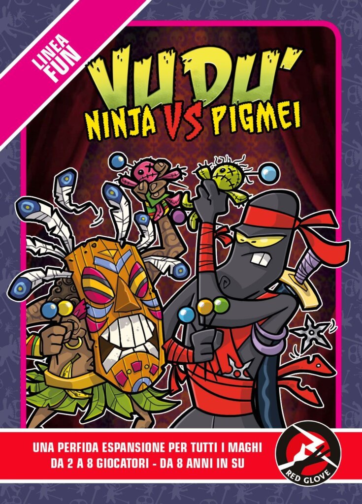 Vudù: Ninjas vs Pygmies board game cover