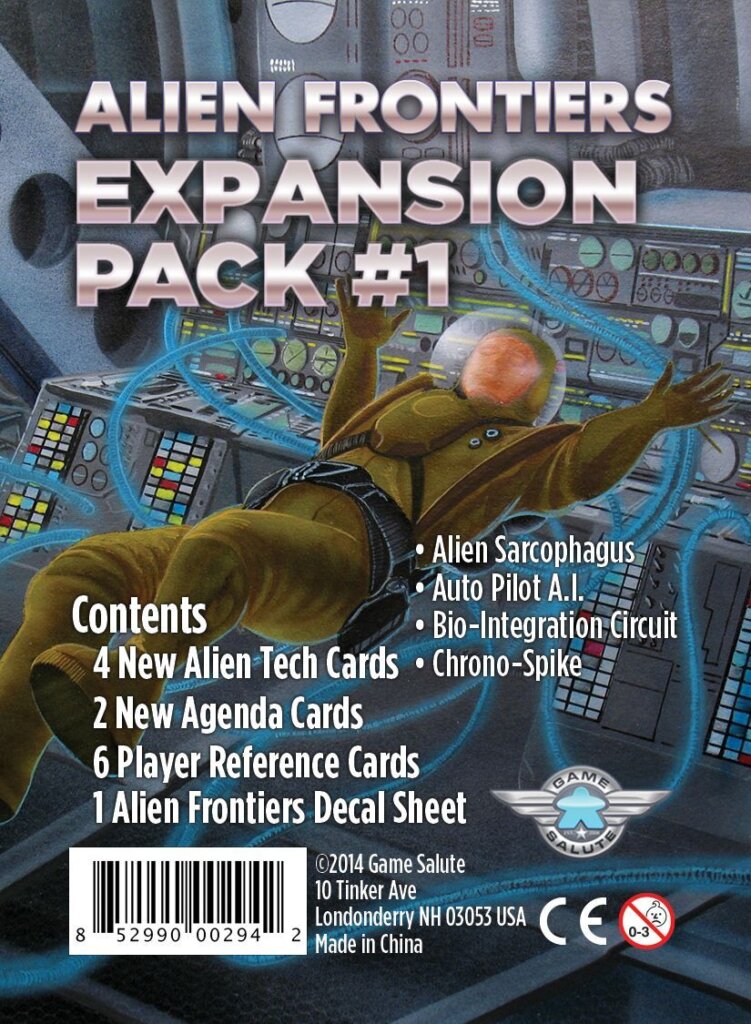 Alien Frontiers: Expansion Pack #1 board game cover