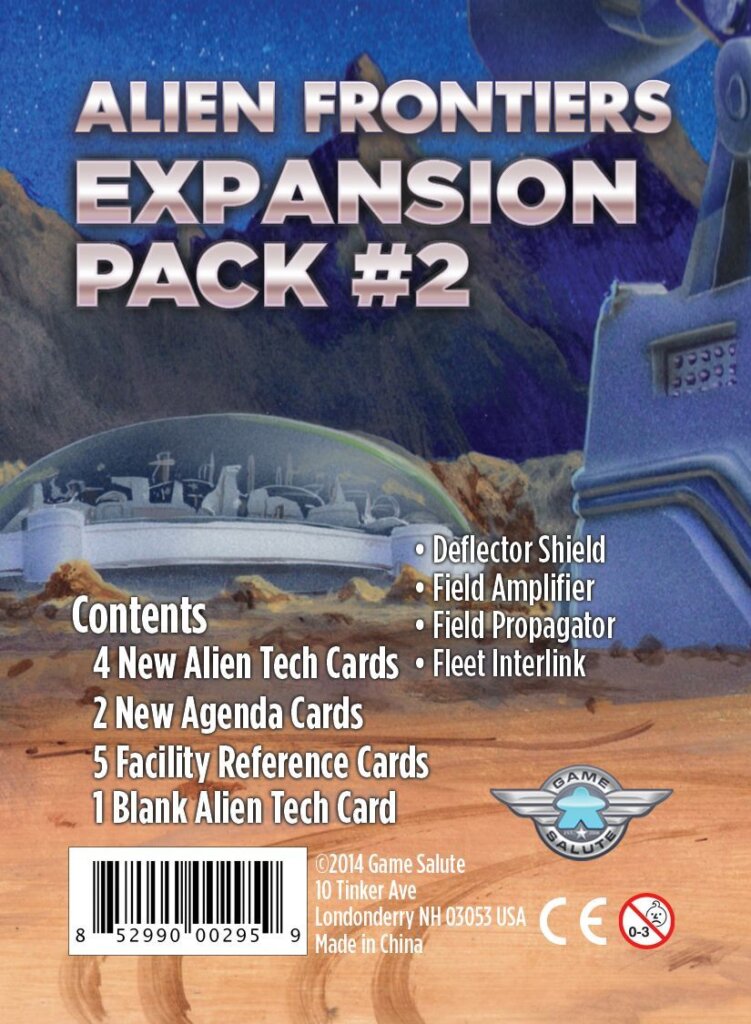 Alien Frontiers: Expansion Pack #2 board game cover