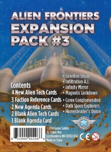 Alien Frontiers: Expansion Pack #3 board game cover