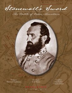 Stonewall’s Sword: The Battle of Cedar Mountain board game cover