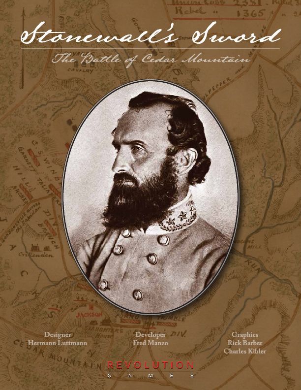 Stonewall’s Sword: The Battle of Cedar Mountain board game cover