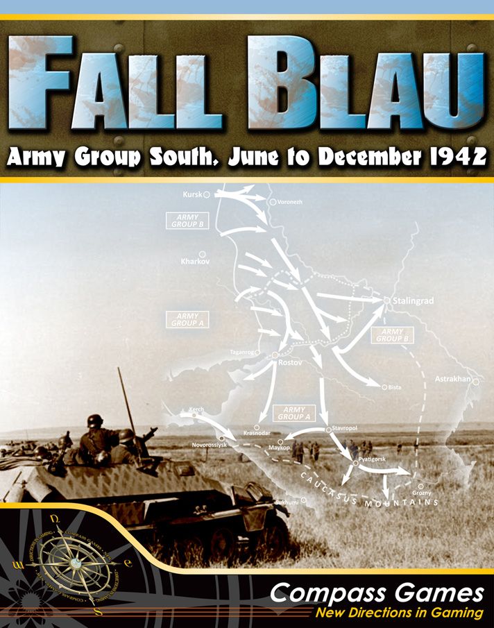 Fall Blau: Army Group South, June to December 1942 board game cover