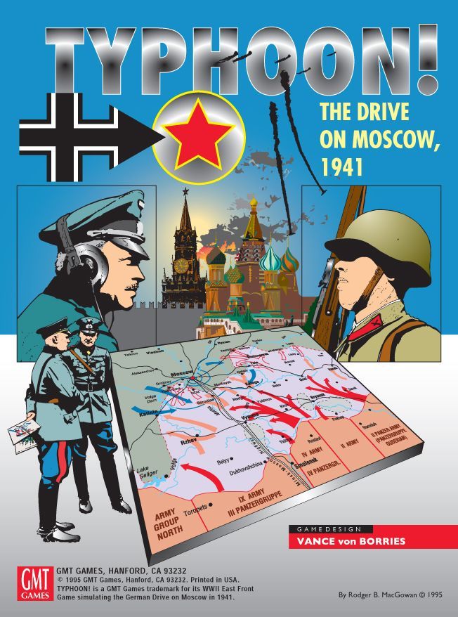 Typhoon! The Drive on Moscow, 1941 board game cover