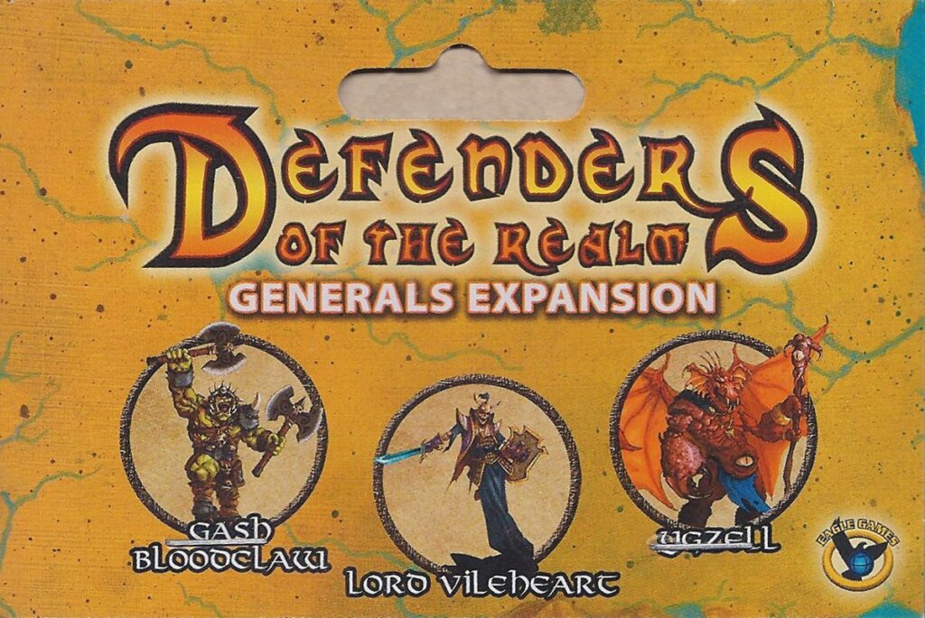 Defenders of the Realm: Generals Expansion board game cover