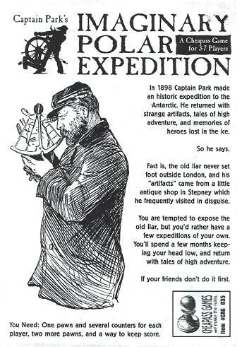 Captain Park’s Imaginary Polar Expedition board game cover