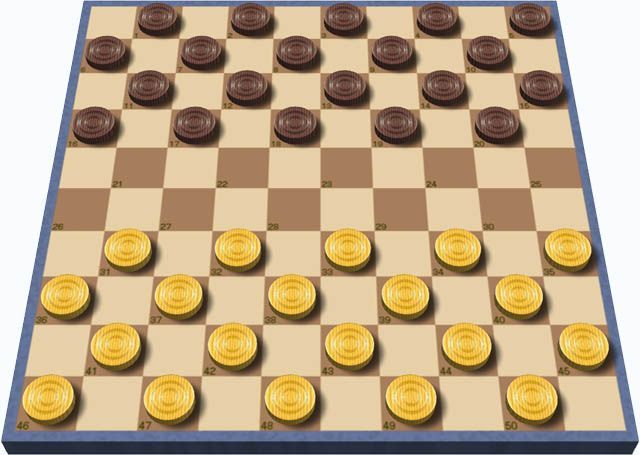 International Checkers board game cover