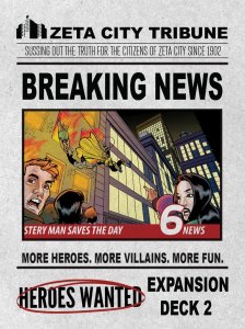 Heroes Wanted: Breaking News board game cover