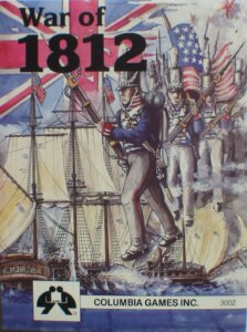War of 1812 board game cover