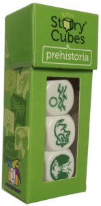 Rory’s Story Cubes: Prehistoria board game cover