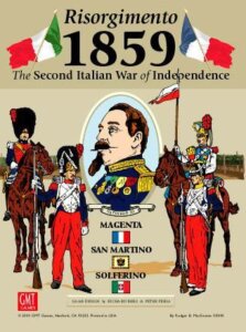 Risorgimento 1859: the Second Italian War of Independence board game cover