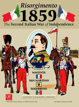 Risorgimento 1859: the Second Italian War of Independence board game cover
