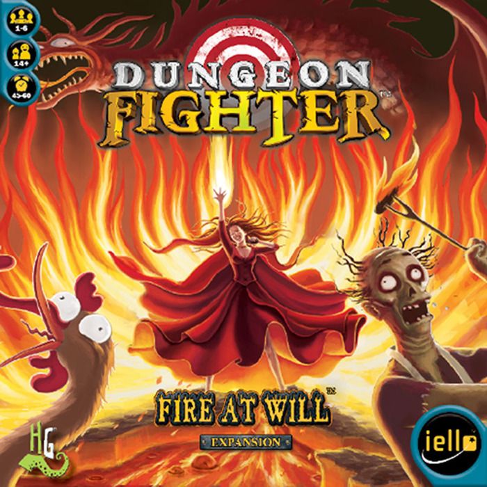 Dungeon Fighter: Fire at Will board game cover
