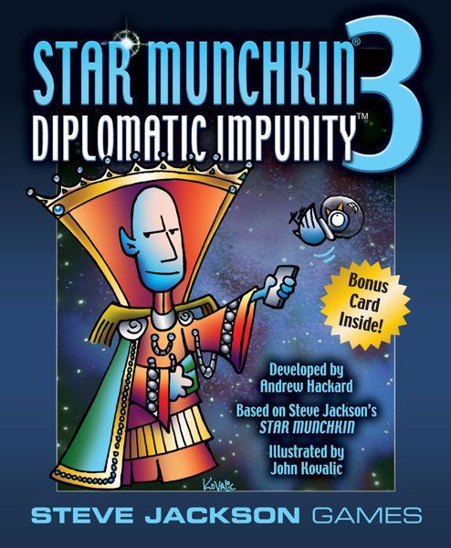 Star Munchkin 3: Diplomatic Impunity board game cover