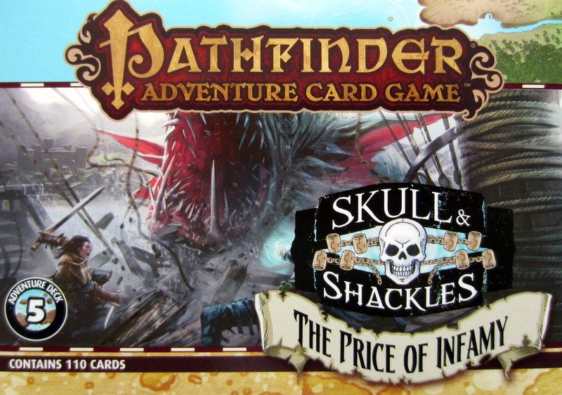 Pathfinder Adventure Card Game: Skull & Shackles Adventure Deck 5 – The Price of Infamy board game cover