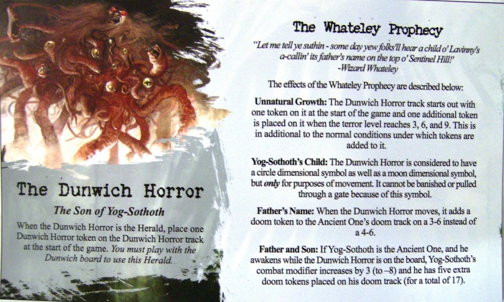Arkham Horror: The Dunwich Horror (Herald) board game cover