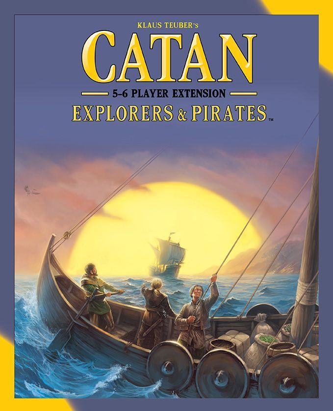 Catan: Explorers & Pirates – 5-6 Player Extension board game cover
