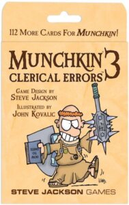 Munchkin 3: Clerical Errors board game cover