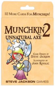 Munchkin 2: Unnatural Axe board game cover