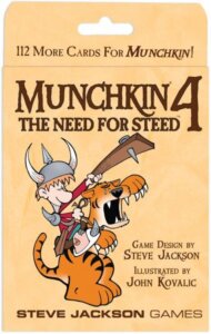 Munchkin 4: The Need for Steed board game cover