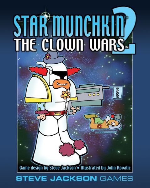 Star Munchkin 2: The Clown Wars board game cover