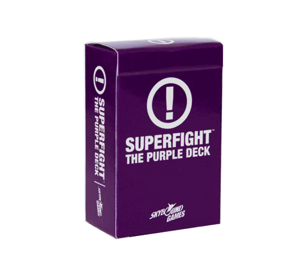 Superfight: The Purple Deck board game cover
