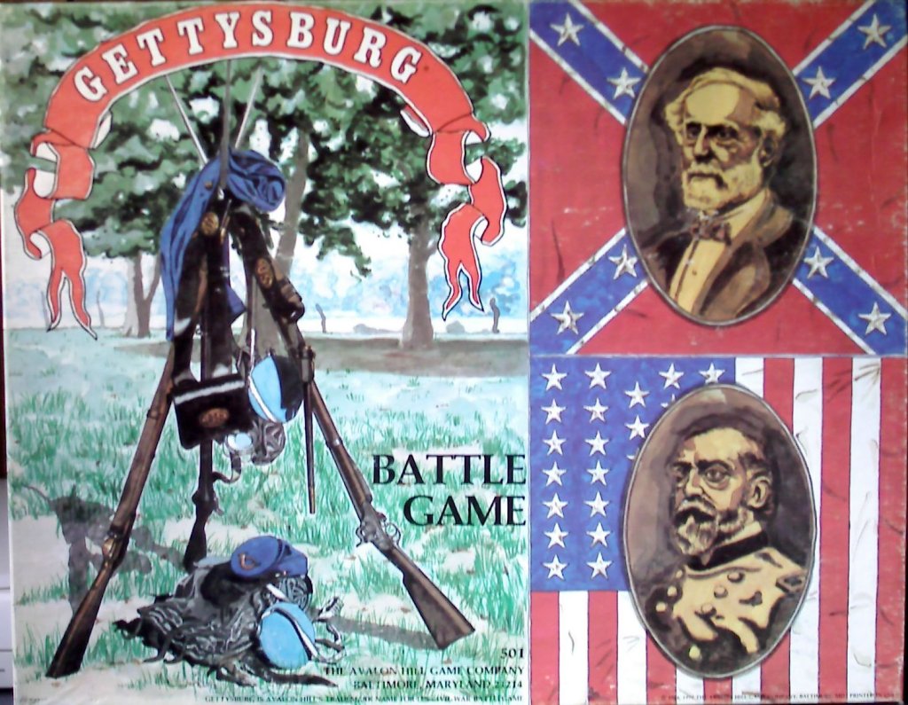 Gettysburg board game cover