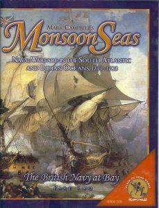 Monsoon Seas: Naval Warfare in the South Atlantic and Indian Oceans, 1777-1783 board game cover