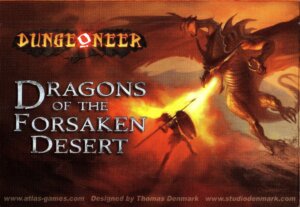 Dungeoneer: Dragons of the Forsaken Desert board game cover