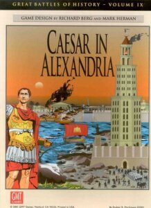 Caesar in Alexandria board game cover