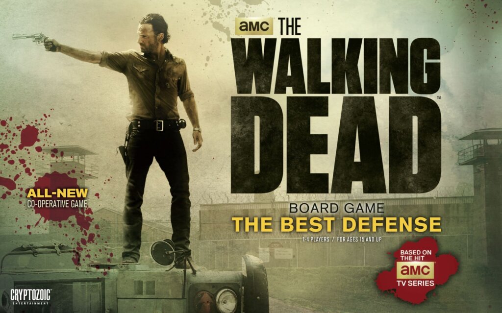 The Walking Dead Board Game: The Best Defense board game cover
