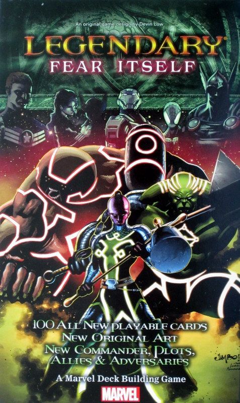 Legendary: A Marvel Deck Building Game – Fear Itself board game cover