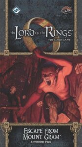 The Lord of the Rings: The Card Game – Escape from Mount Gram board game cover